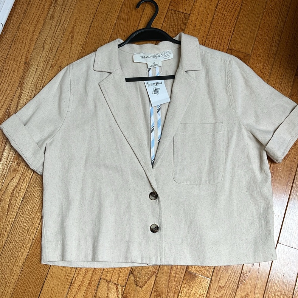 Treasure & Bond cropped jacket